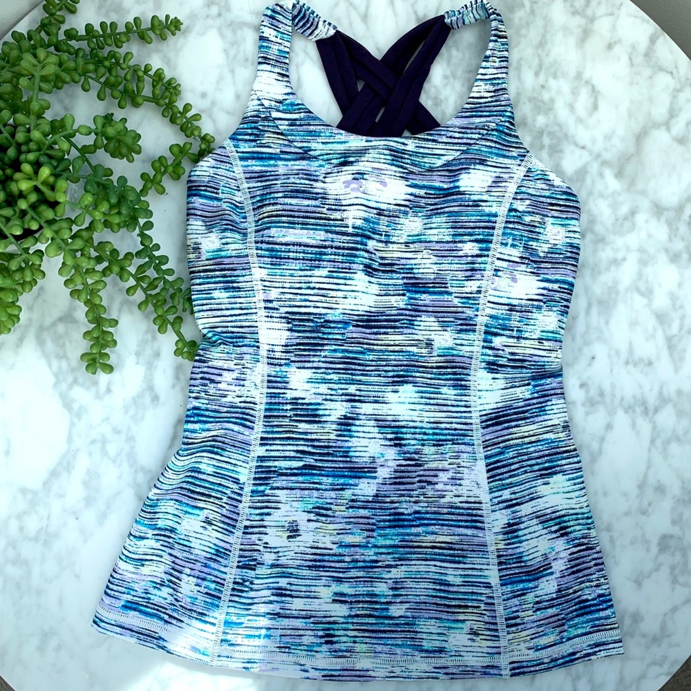 Tank top with built-in bra and padding